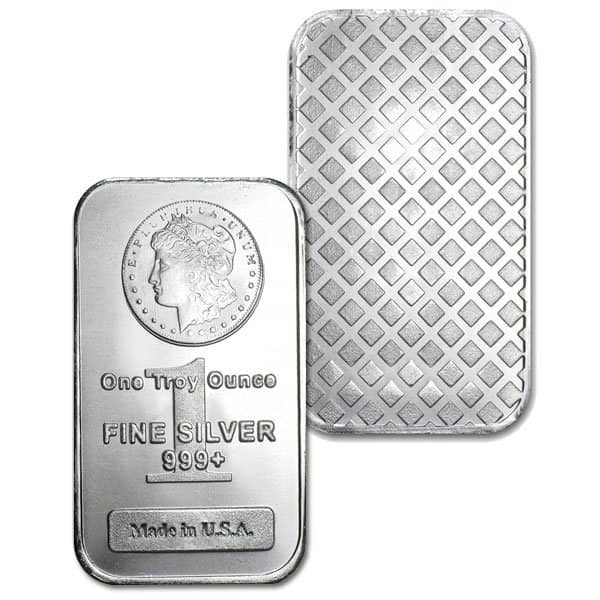 1 oz Silver bars for sale: Buy Stunning, Authentic Bullion Online - Money  Metals Exchange
