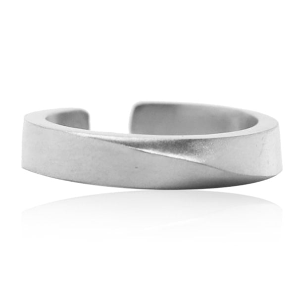 10.1g 24K Matte Platinum Slanted Ridge Ring for Sale - Money Metals