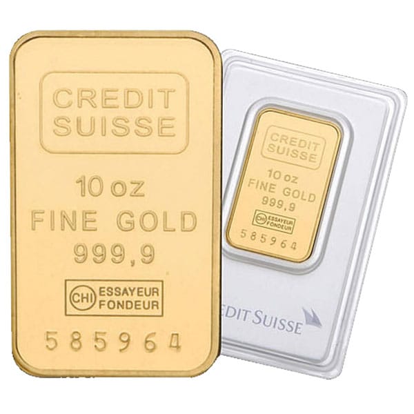how much is a replica credit suisse gold bar worth