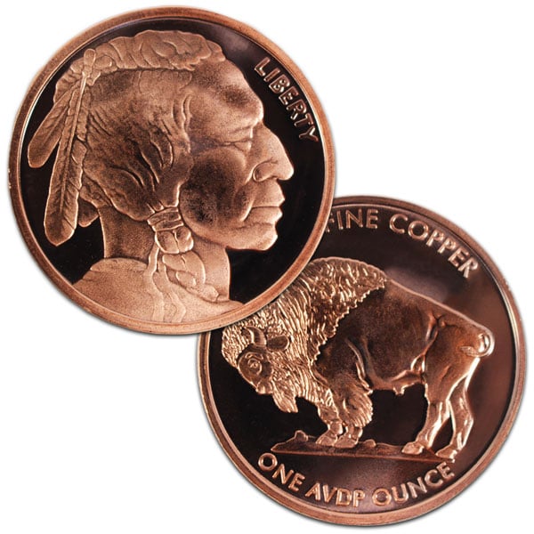 Ethereum Copper Coin - 1 oz 0.999% Pure Copper Round