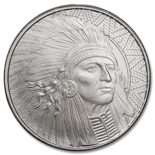 Silver Indian Tribal Series 1oz Coin With Book