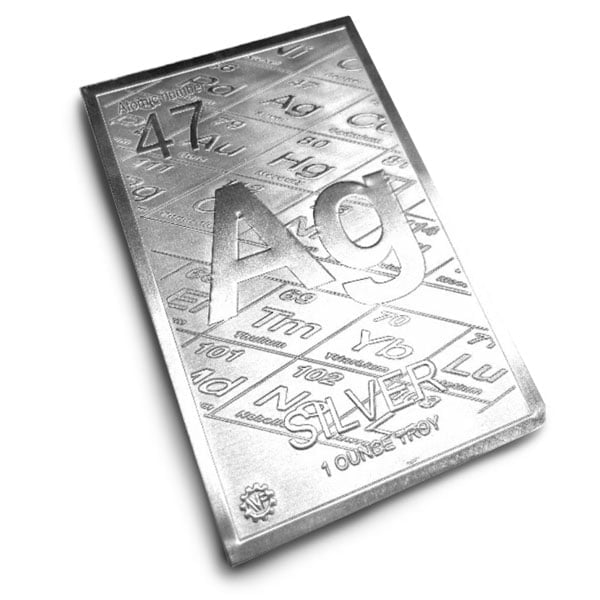 Element Ag Silver Card - 1 Troy Ounce, .999 Pure