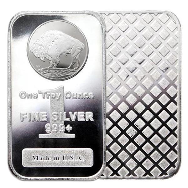 Morgan Silver bars - 1 oz Troy weight .999 Pure - Money Metals Exchange
