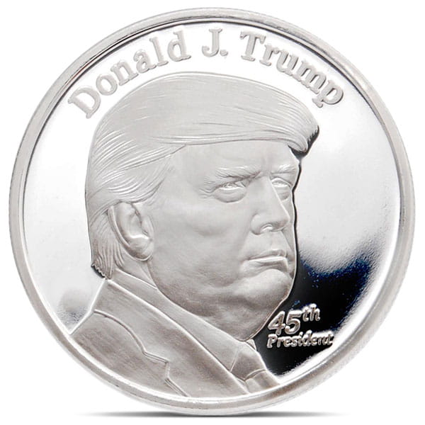 President Trump 1 Oz Silver Round