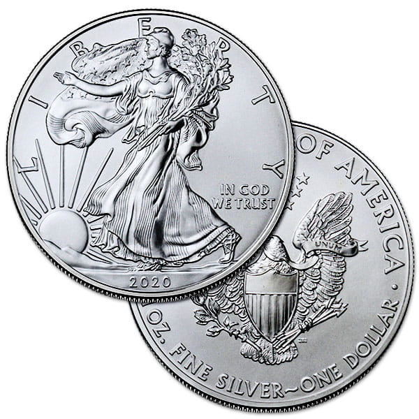 2020 Silver American Eagle 1 Troy Ounce, .999 Pure