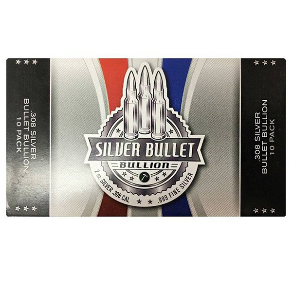 Silver Bullet - 2 Troy Oz .999 Fine Silver (.308 Cal)