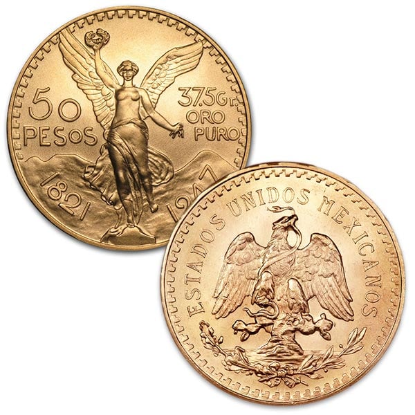 mexican gold pesos