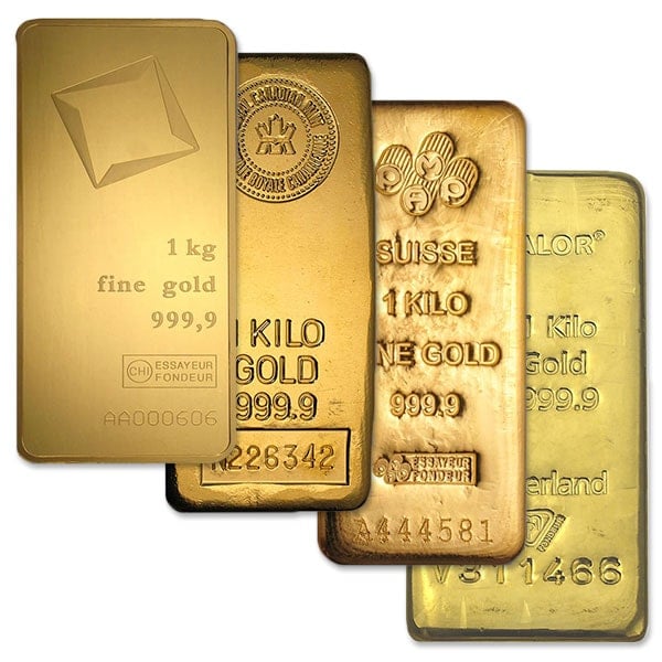 nationalisme Schuldenaar Verlaten 1 kilo Gold bars (32.15 oz) for sale - Money Metals Exchange