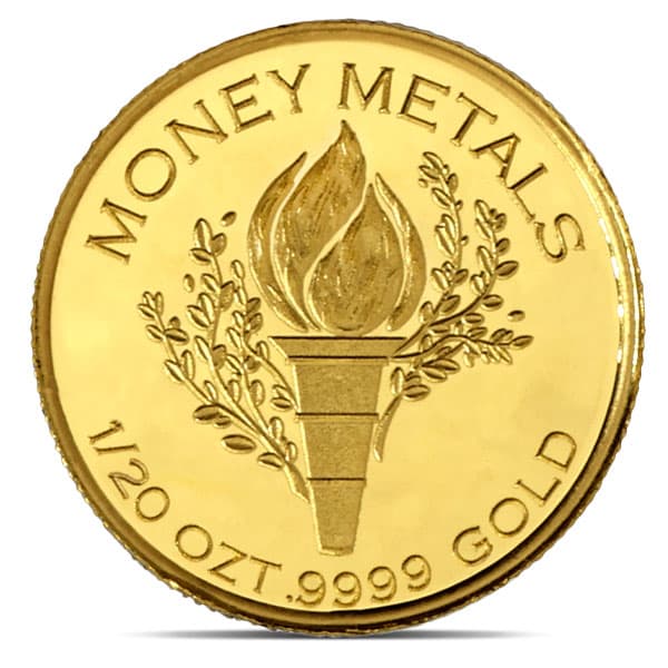 Mercury Gold 1/20th Ounce Round - .9999 Pure