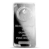 All Silver Bars for sale at Money Metals Exchange