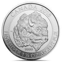 1-1/4 Ounce RCM 2018 Bison - .9999 Silver