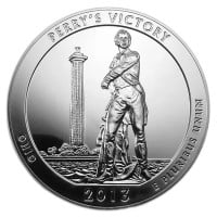 America the Beautiful - Perry's Victory and Peace Park 5 Ounce .999 Silver