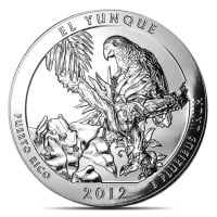 America the Beautiful - El Yunque National Forest 5 Ounce .999 Silver