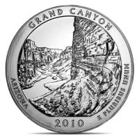 America the Beautiful - Grand Canyon National Park 5 Ounce .999 Silver