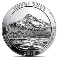 America the Beautiful - Mount Hood National Forest 5 Ounce .999 Silver