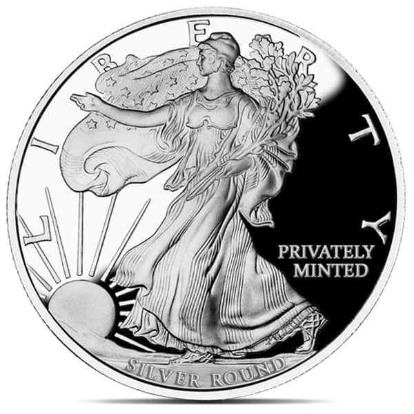 1 oz Walking Liberty Silver Rounds For Sale