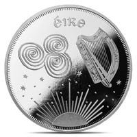 1 Oz Irish Tara Tree of Life Silver Rounds