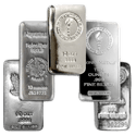 Slashed Premiums on 10-oz Silver Bars - Only   $1.29 Over (Any Quantity)