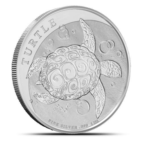 1-oz New Zealand Silver Hawksbill Turtle (Limited Supply!)