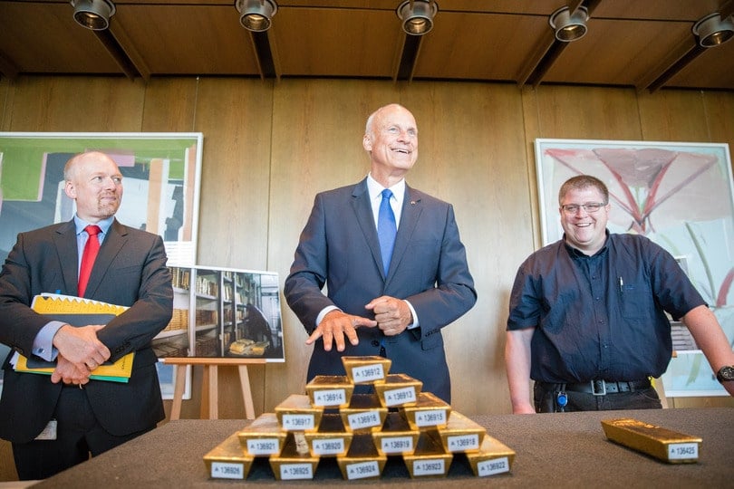 In 2017, Bundesbank Executive Board member showed the press part of Germany's gold reserves after repatriation operations from New York and Paris were completed three years ahead of schedule. Money Metals Exchange.