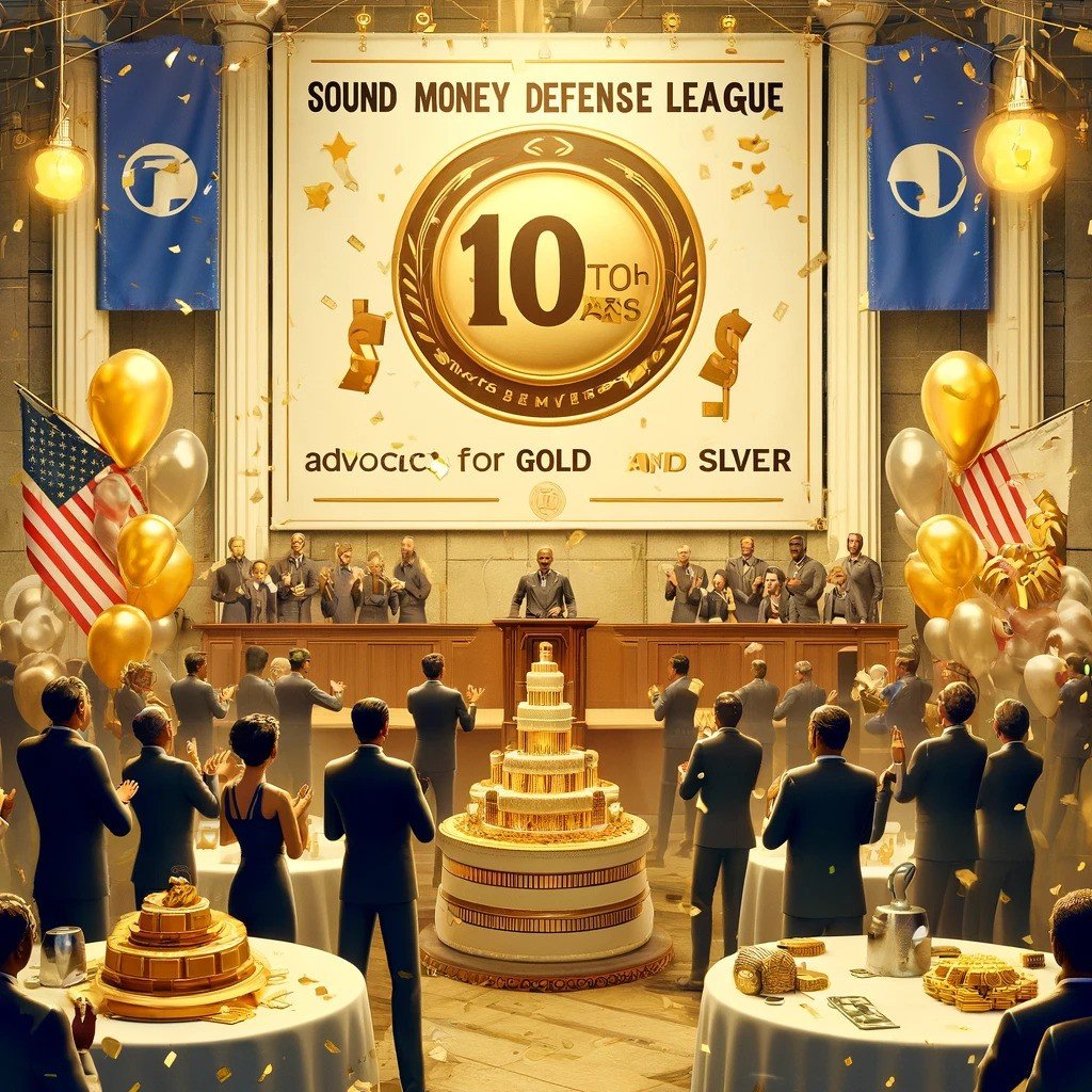 Sound Money Defense League Celebrates 10 Years of Advocacy for Gold and Silver