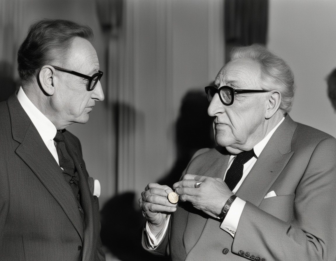 Thomas O. Enders and Henry Kissinger gold sound money ai generated