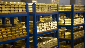 Cases of Gold Bars