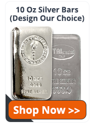 10 Oz Silver Bars (Design Our Choice) | Shop Now!