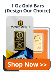 1 Oz Gold Bars (Designs Our Choice)