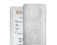 1 Kilo Silver Cast Bars (Money Metals) | Shop Now >