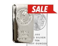 10 Oz Silver Bars (Random Design - On Sale) | Shop Now 