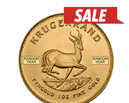 1 Oz Gold South African Krugerrands (On Sale) | Shop Now >