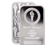 1 Oz Silver Bars (Money Metals) | Shop Now 