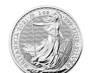 1 Oz Silver Britannia (Queen Elizabeth) | Shop Now >