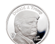 1 Oz Silver Trump Rounds | Shop Now >