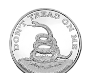 1 Oz Silver Dont Tread on Me Rounds | Shop Now >