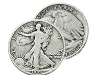 90% Half Dollars (Walking Libertys) | Shop Now 