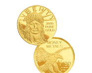 1/100 Oz Gold Lady Liberty Rounds | Shop Now >