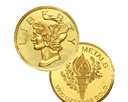 1/100 Oz Mercury Gold Rounds | Shop Now 