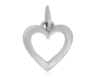 Platinum Heart Charm | Shop Now >