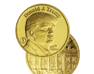 1/4 Oz Donald Trump Gold Rounds | Shop Now 