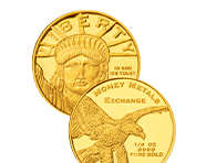 1/4 Oz Lady Liberty Gold Rounds | Shop Now 