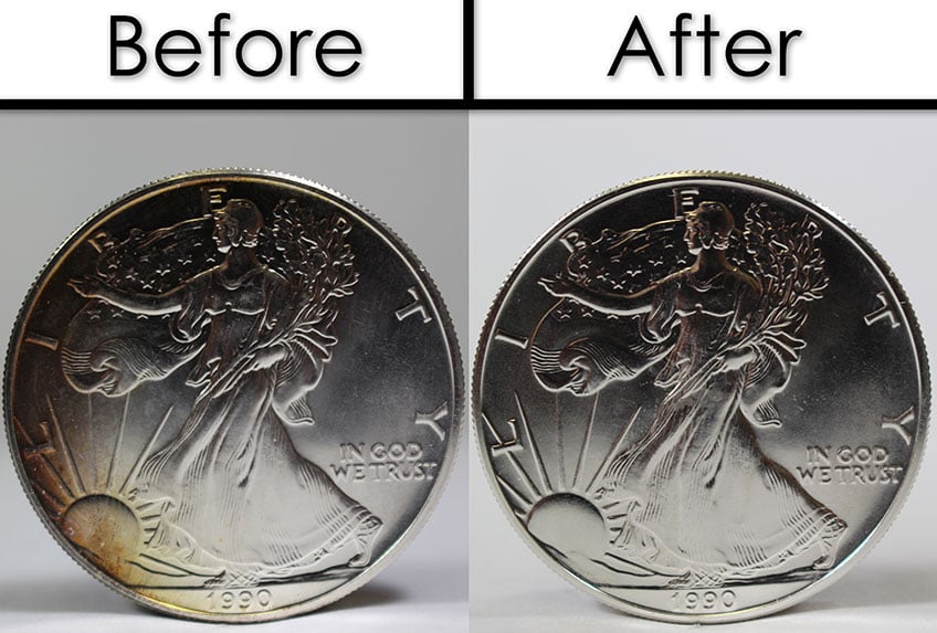 Coin Cleaning Solution