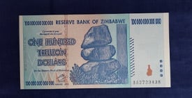 Zimbabwe Bank Note